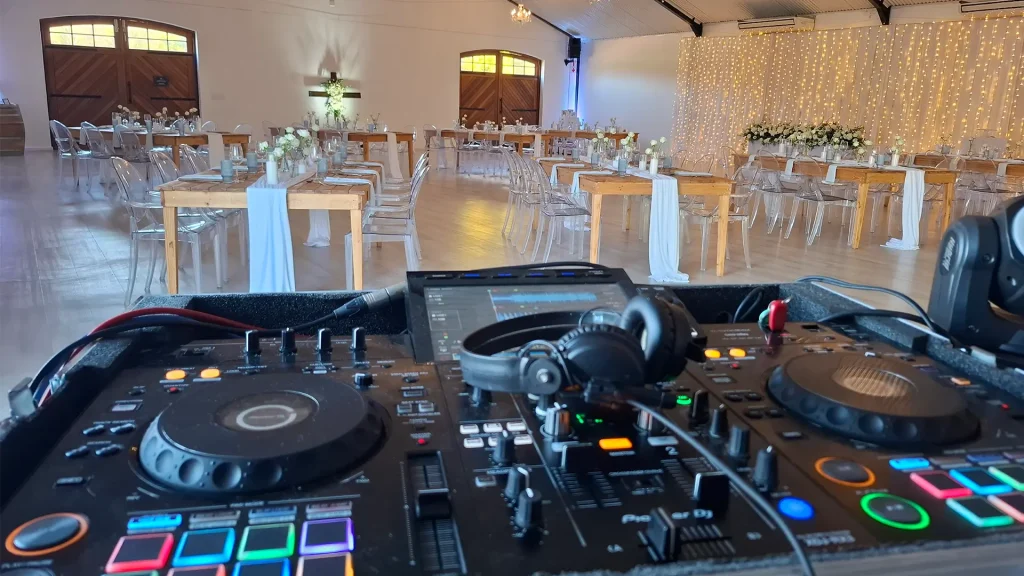 Wedding reception DJ by Audio Elite events and equipment