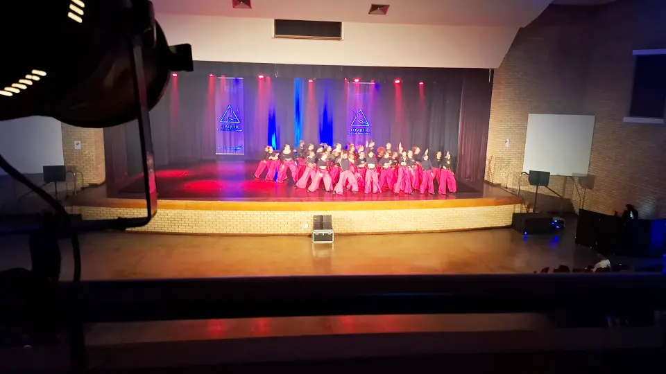 Stage lighting and sound for a dance competition in Cape town called world of dance